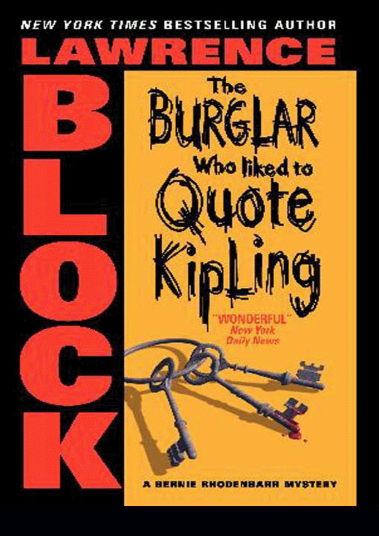 The Burglar Who Liked to Quote Kipling