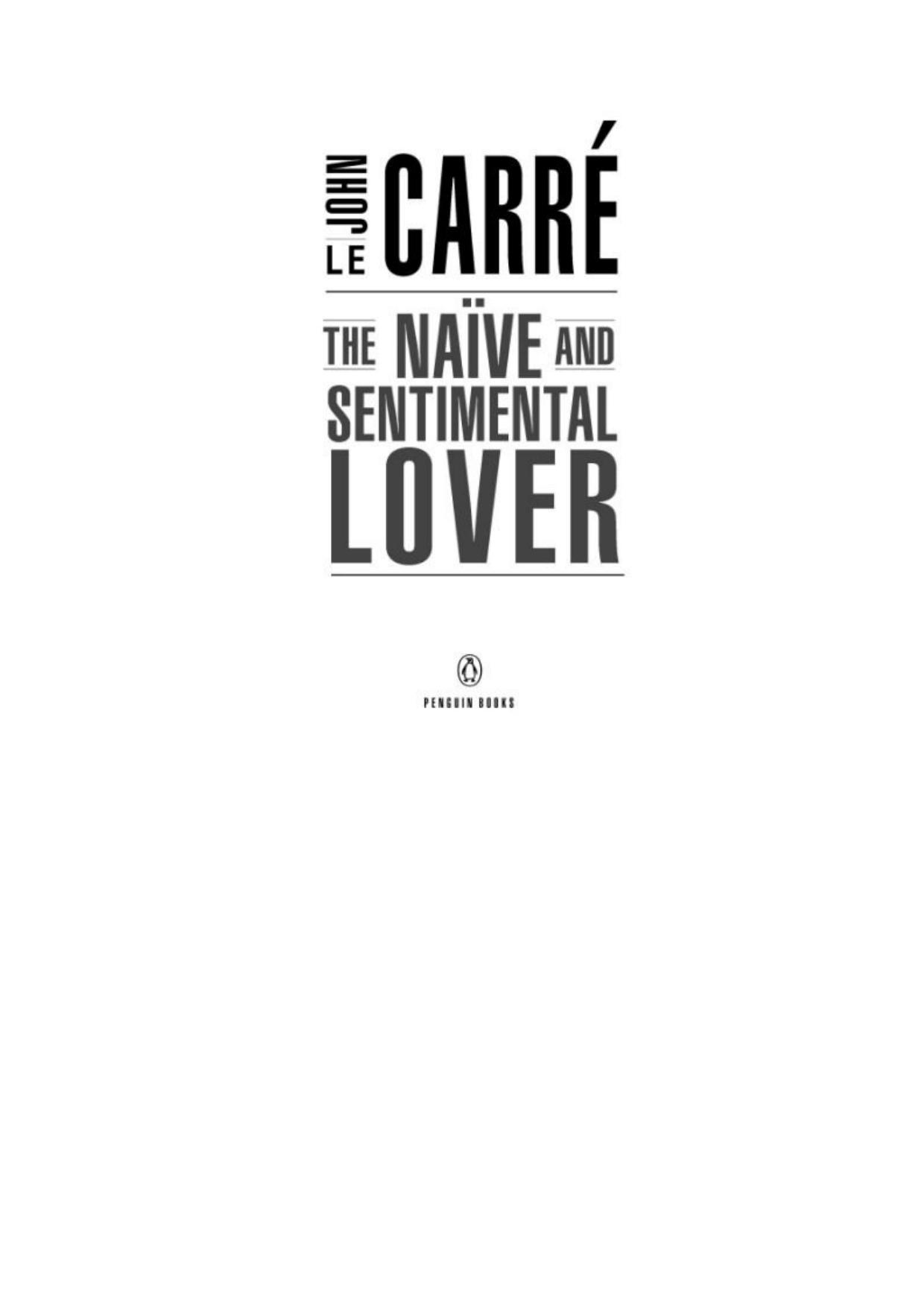 The Naïve and Sentimental Lover